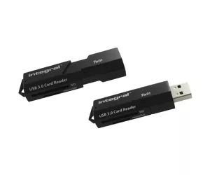 Integral USB 3.0 TWIN CARD READER