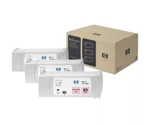 HP 83 3-pack 680-ml Light Magenta DesignJet UV Ink Cartridges