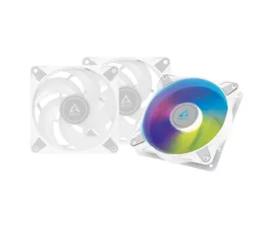 ARCTIC P12 PWM PST A-RGB 0dB - Semi-Passive 120 mm Fan with Digital A-RGB in white and Value Pack