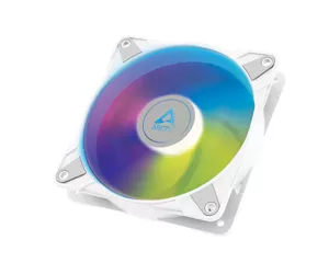ARCTIC P12 PWM PST A-RGB 0dB - Semi-Passive 120 mm Fan with Digital A-RGB in white