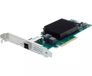 Overland-Tandberg 4-Port External, 4-Port Internal 12Gb SAS, SATA to x8 PCIe 4.0 Host Bus Adapter, Low Profile