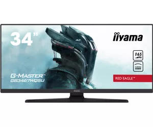 iiyama G-MASTER GB3467WQSU-B1 computer monitor 86.4 cm (34") 3440 x 1440 pixels UltraWide Quad HD LED Black