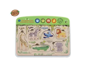 VTech MON PREMIER PUZZLE INTERACTIF DES ANIMAUX (JOUET BOIS FSC®)