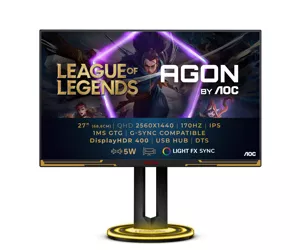 AOC AGON AG275QXL LED display 68.6 cm (27") 2560 x 1440 pixels Quad HD Black, Gold