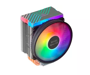 Mars Gaming MCPU44 Dual CPU Heatsink ARGB 4 Heatpipes HCT TDP 160W Fan 11cm
