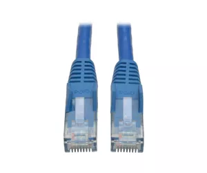 Tripp Lite N201-002-BL Cat6 Gigabit Snagless Molded (UTP) Ethernet Cable (RJ45 M/M), PoE, Blue, 2 ft. (0.61 m)