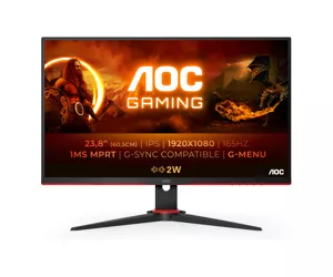 AOC 24G2SPU/BK computer monitor 60.5 cm (23.8") 1920 x 1080 pixels Full HD Black, Red