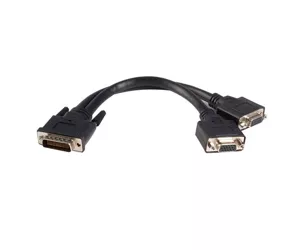 StarTech.com 8in LFH 59 Male to Dual Female VGA DMS 59 Cable