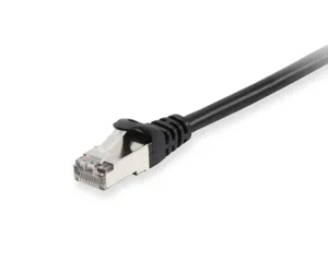 Equip Cat.6 S/FTP Patch Cable, 0.25m, Black, 100pcs/set