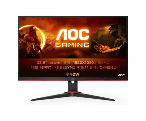 AOC G2 24G2SPAE/BK LED display 60.5 cm (23.8") 1920 x 1080 pixels Full HD Black, Red