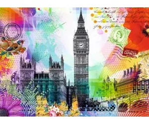 Ravensburger London Postcard Jigsaw puzzle 500 pc(s) Buildings