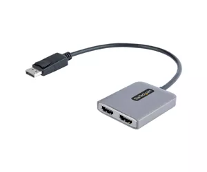 StarTech DP to Dual HDMI MST Hub - Dual 4K 60Hz DisplayPort Multi-Monitor Adapter