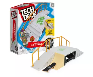 Tech Deck Flip N’ Grind X-Connect Park Creator, Customizable and Buildable Ramp Set with Exclusive Fingerboard