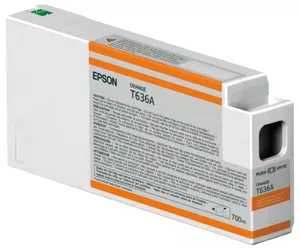 Epson Singlepack Orange T636A00 UltraChrome HDR 700 ml