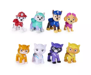 PAW Patrol and Cat Pack Gift Pack with 8 Collectible Action Figures, Kids Toys for Ages 3 and up