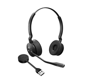 Jabra Engage 55 Laisvų rankų įranga Bevielis Su lankeliu Biuras / skambučių centras Juoda, Titanas