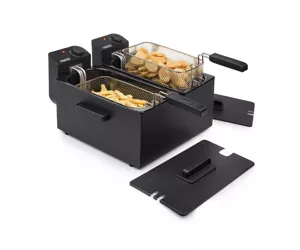 Princess 183028 Double Black Fryer