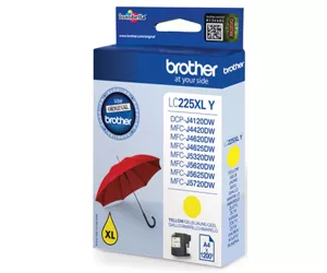 Brother LC-225XLY ink cartridge 1 pc(s) Original High (XL) Yield Yellow
