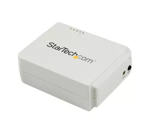 StarTech.com 1 Port USB Wireless N Network Print Server with 10/100 Mbps Ethernet Port - 802.11 b/g/n