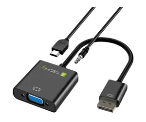 Techly Cable Adapter Converter HDMI to VGA with Micro USB and Audio IDATA HDMI-VGA2AU