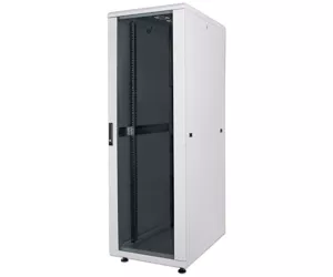 Intellinet Network Cabinet, Free Standing (Standard), 36U, Usable Depth 123 to 573mm/Wdith 503mm, Grey, Flatpack, Max 1500kg, Server Rack, IP20 rated, 19", Steel, Multi-Point Door Lock, One Lock Per Side Panel, Three Year Warranty