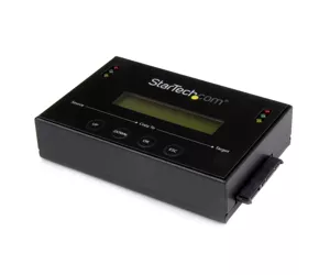StarTech.com 1:1 Standalone Hard Drive Duplicator with Disk Image Manager For Backup and Restore, Store Several Disk Images on one 2.5/3.5" SATA Drive, HDD/SSD Cloner, No PC Required