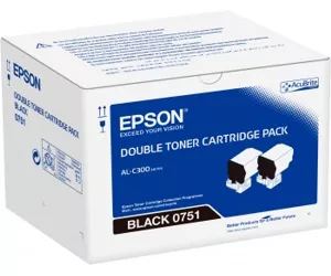 Epson Double Black Toner Cartridge Pack 2 x 7.3k