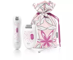 Philips Trio Smooth set. Bonus edition Epiliatorius, mini epiliatorius, pincetai HP6550/00
