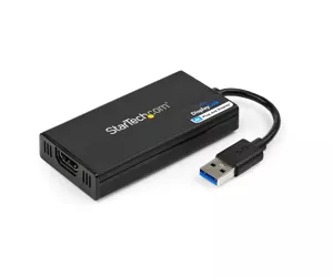 StarTech.com USB32HD4K USB-graafikaadapter 3840 x 2160 pikslit Must