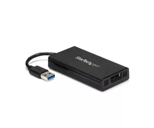 StarTech.com USB32DP4K USB-graafikaadapter 3840 x 2160 pikslit Must