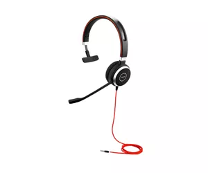 Jabra Evolve 40 Гарнитура Проводная Оголовье Офис/колл-центр Bluetooth Черный, Красный, Серебристый