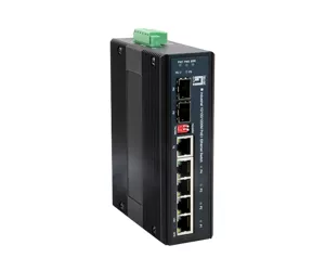 LevelOne IES-0610 võrgulüliti Gigabit Ethernet (10/100/1000) Power over Ethernet tugi Must
