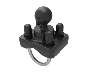 RAM Mounts Double U-Bolt Ball Base for 1" - 1.25" Rails