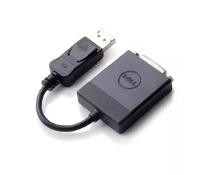 DELL 470-ABEO video cable adapter DisplayPort DVI Black