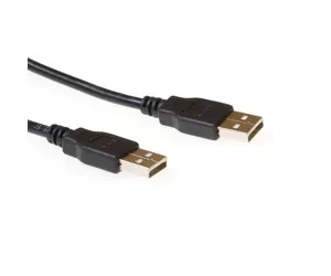 ACT USB 2.0 Connection Cable Black 5.0m