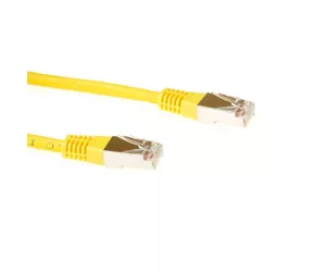 ACT Patchcord SSTP Category 6 PIMF, Yellow 30.00M