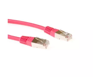 ACT Patchcord SSTP Category 6 PIMF, Red 0.50M