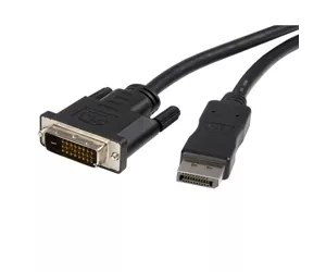 StarTech.com 10ft (3m) DisplayPort to DVI Cable - DisplayPort to DVI Adapter Cable 1080p Video - DisplayPort to DVI-D Cable Single Link - DP to DVI Monitor Cable - DP 1.2 to DVI Converter