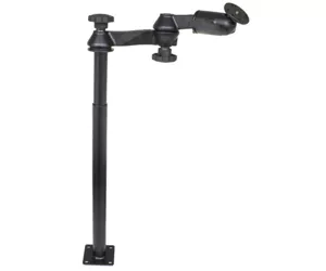 RAM Mounts Tele-Pole with 12" & 18" Poles, Double Swing Arms & Round Plate