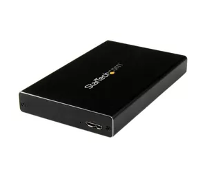 StarTech.com USB 3.0 Universal 2.5in SATA III or IDE Hard Drive Enclosure with UASP - Portable External SSD / HDD