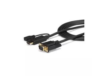 StarTech.com 3 ft HDMI to VGA Active Converter Cable - HDMI to VGA Adapter - 1920x1200 or 1080p