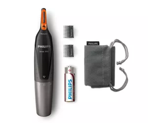 Philips NOSETRIMMER Series 3000 Mugav nina-, kõrva- ja kulmukarvade piirel