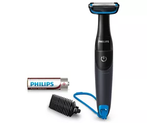 Philips BODYGROOM Series 1000 BG1024/16 kūno plaukų kirpimo mašinėlė / skustuvas Juoda, Mėlyna