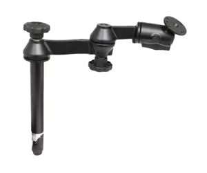 RAM Mounts 8" Upper Pole with Double Swing Arms & Round Plate