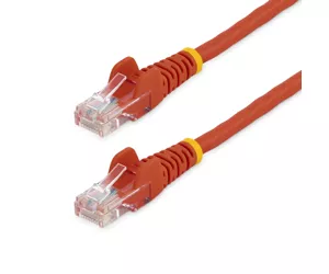 StarTech.com Cat5e Patch Cable with Snagless RJ45 Connectors - 1m, Red