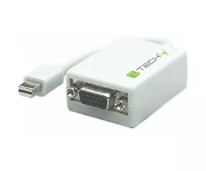 Techly Mini DisplayPort (Thunderbolt) 1.1 / VGA 15cm White IADAP MDP-VGAF