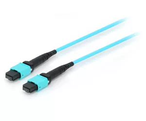 Equip MTP/MTP Trunk Fiber Optic Patch Cable, OM4, 15m