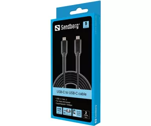 Sandberg USB-C > USB-C 2M USB 3.1 Gen.2