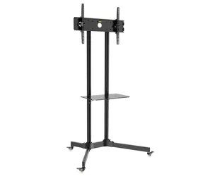 Techly Floor Trolley with Shelf Support LCD / LED / Plasma 30-65" ICA-TR6