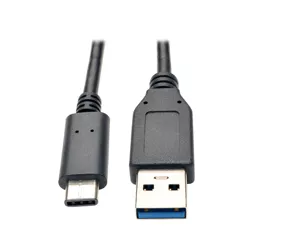 Tripp Lite U428-003 USB-C to USB-A Cable (M/M), USB 3.2 Gen 1 (5 Gbps), Thunderbolt 3 Compatible, 3 ft. (0.91 m)